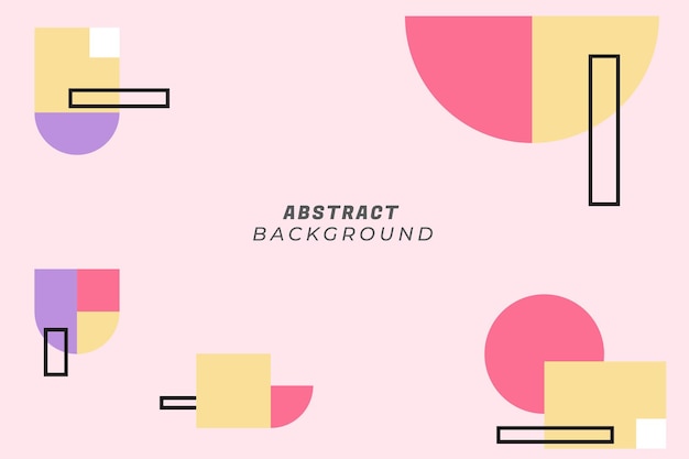 Colorful abstract geometric background design