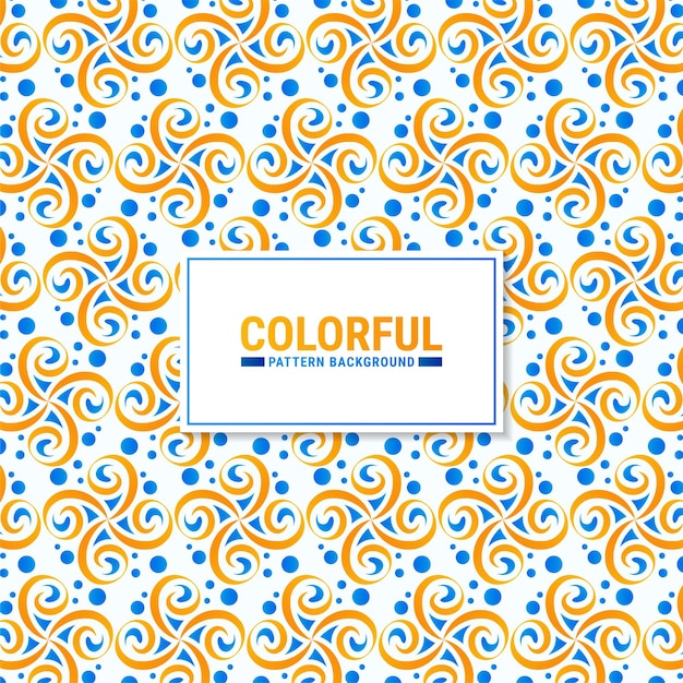 Colorful abstract geometric pattern design