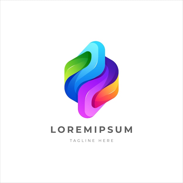 Colorful abstract logo