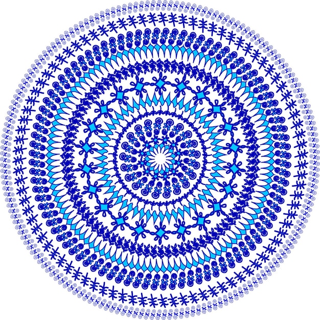 Colorful abstract mandala