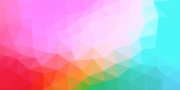 Colorful abstract polygonal space low poly background. Connection structure. Vector science background. Polygonal vector background.