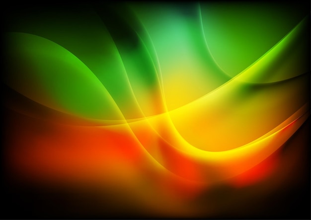 Colorful abstract smooth blurred waves background