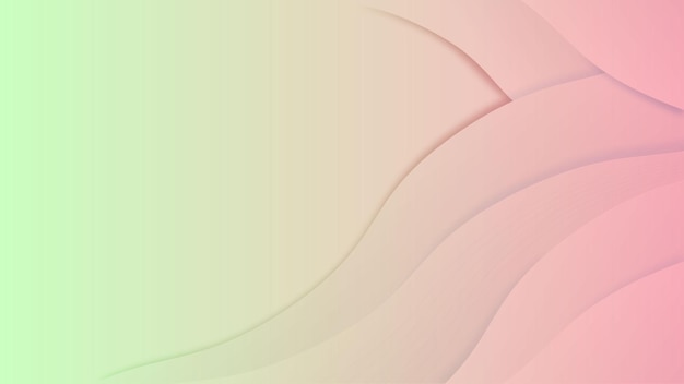 colorful abstract wavy background in layers