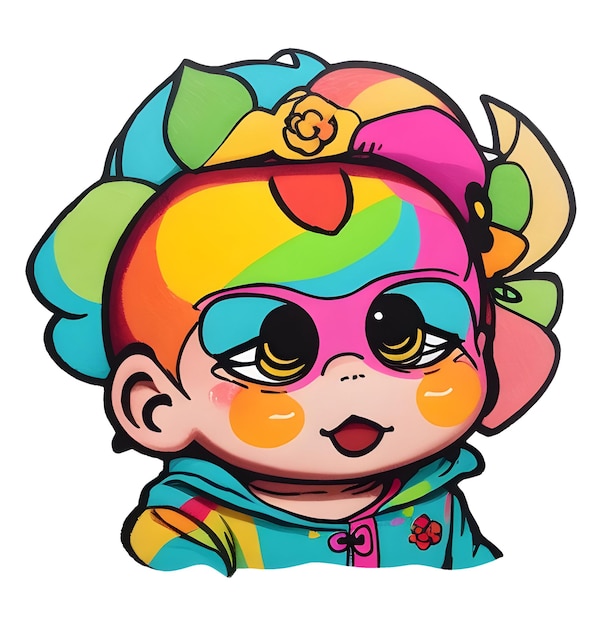 A Colorful Baby