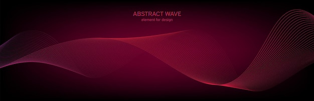 Colorful background element abstract wave