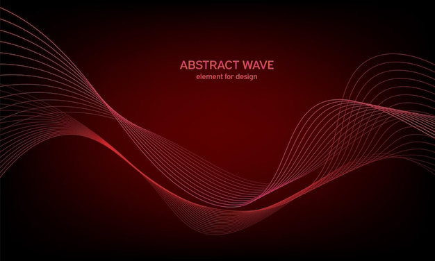 Colorful background element abstract wave