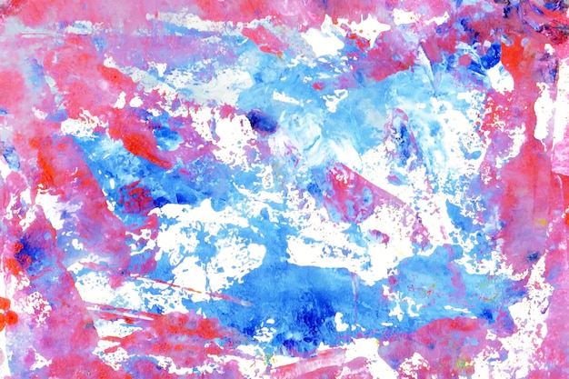 A colorful background with a blue and pink watercolor painting