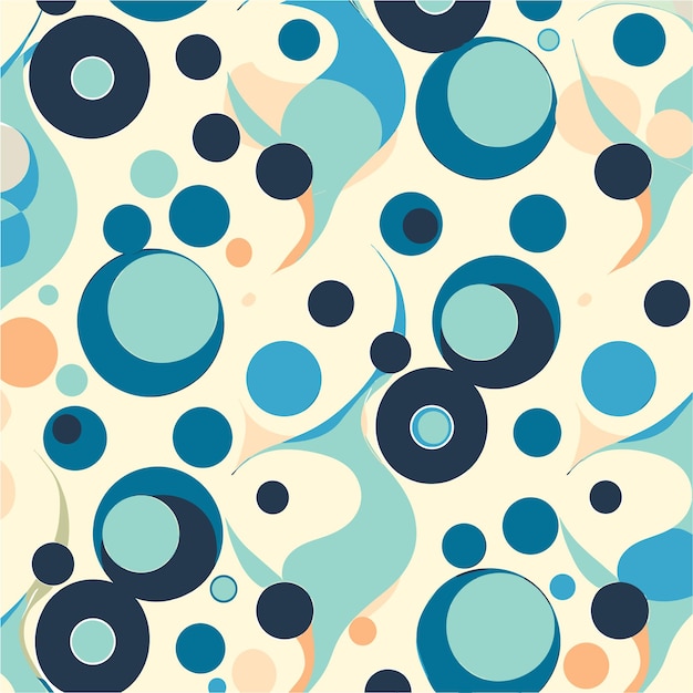 Vector a colorful background with circles and a few circles