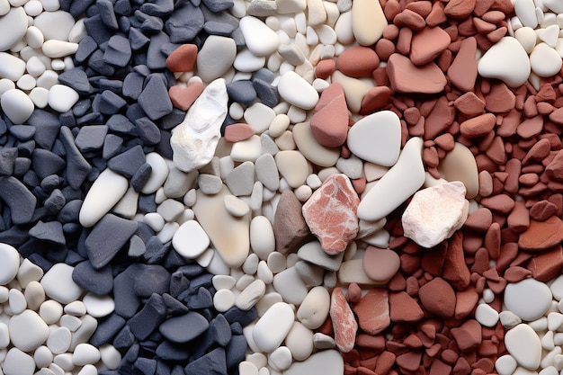 a colorful background with many rocks and rocks