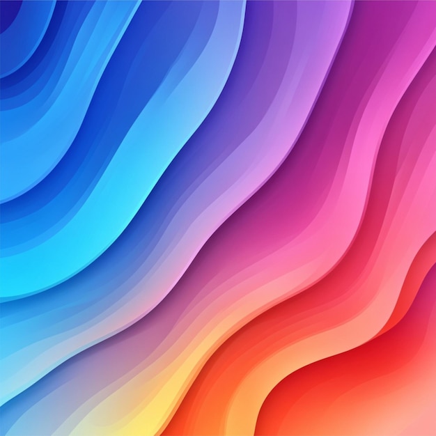 a colorful background with a rainbow colored wave