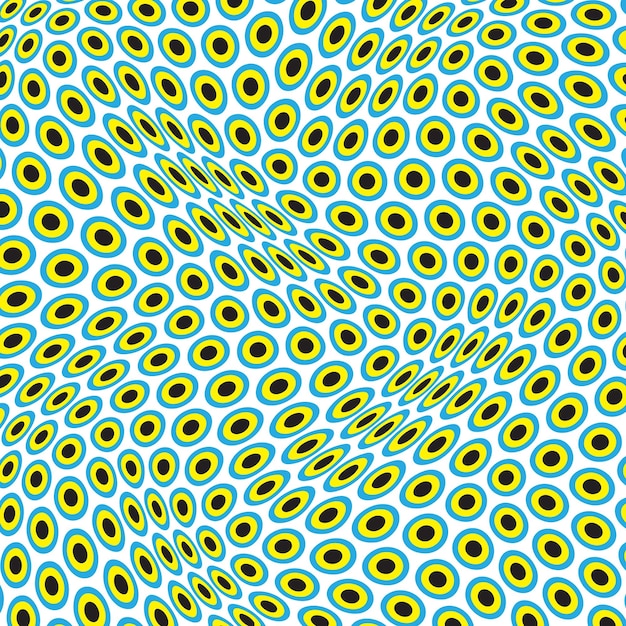 a colorful background with a yellow and green circles and a yellow background