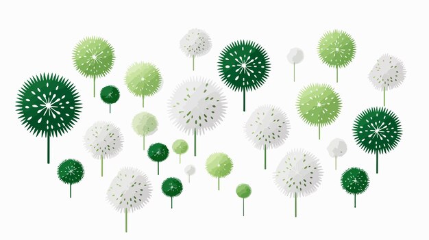 Vector colorful ball fireworks flower vector illustration