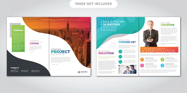 Colorful Bi-fold Brochure 