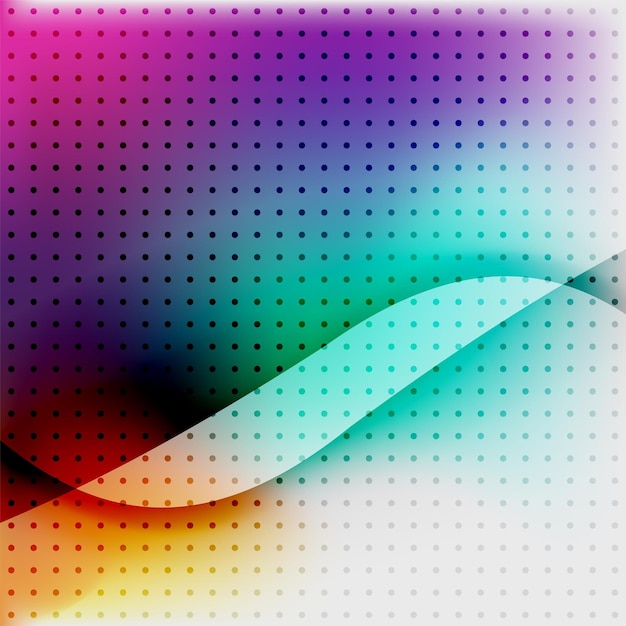 Colorful blurred wave business background