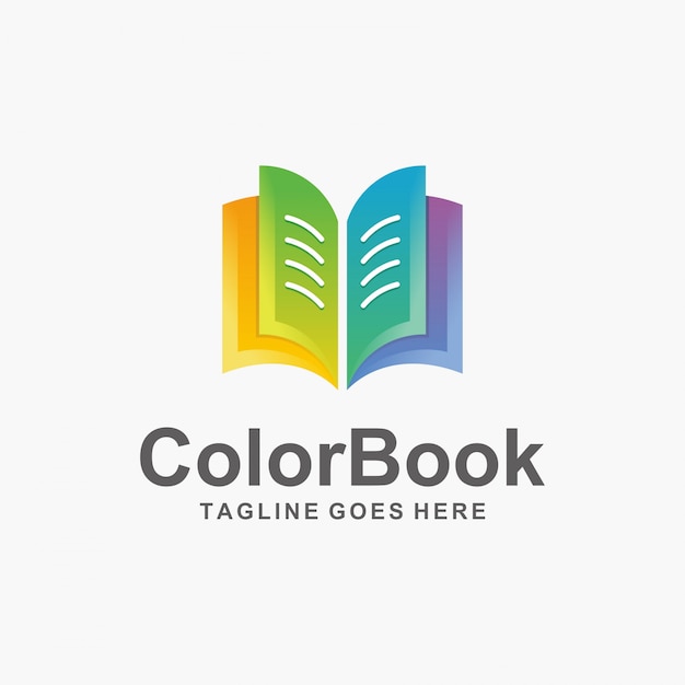 Colorful Book logo design