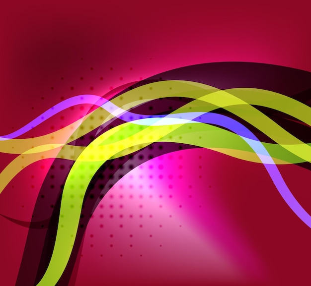 Colorful bright lines background design