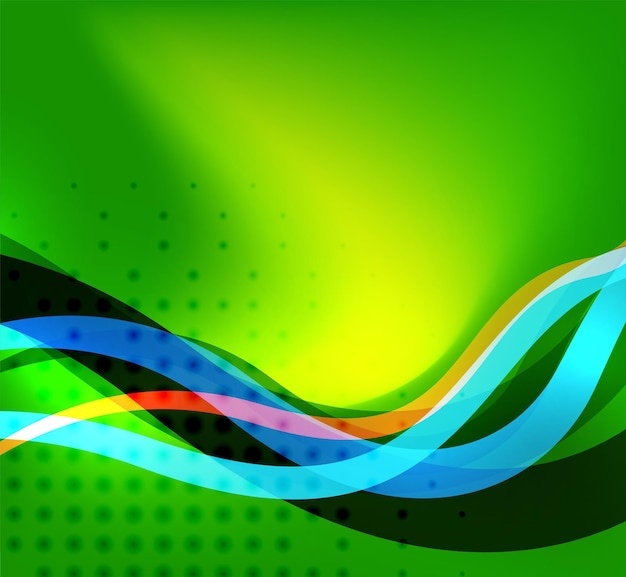 Colorful bright lines background design