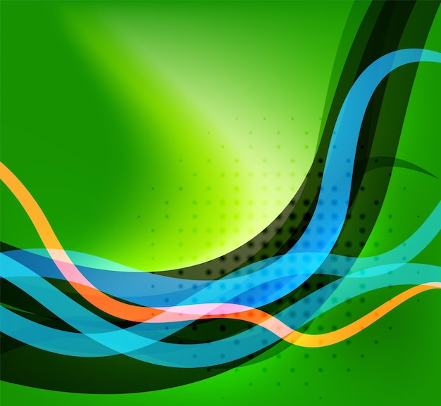 Colorful bright lines background design