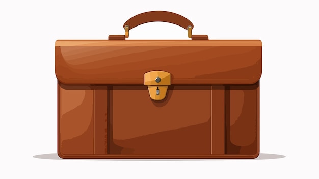 Vector colorful cartoon briefcase illustration for business concepts