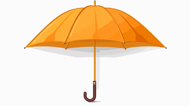 Vector colorful cartoon umbrella isolated on white background for design projects