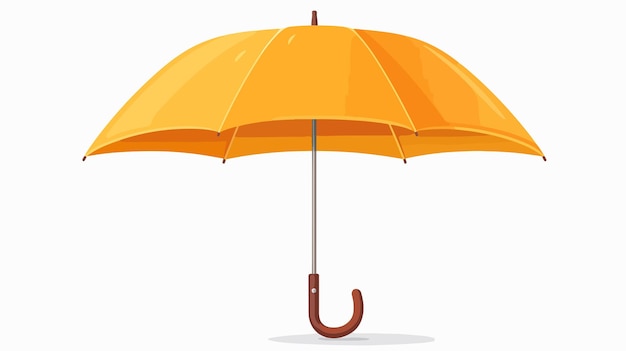 Colorful Cartoon Umbrella Isolated on White Background