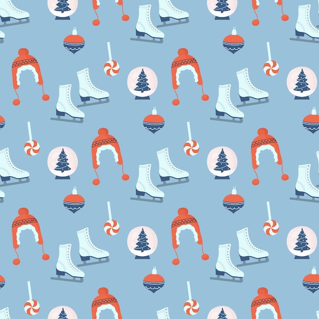 Colorful christmas pattern