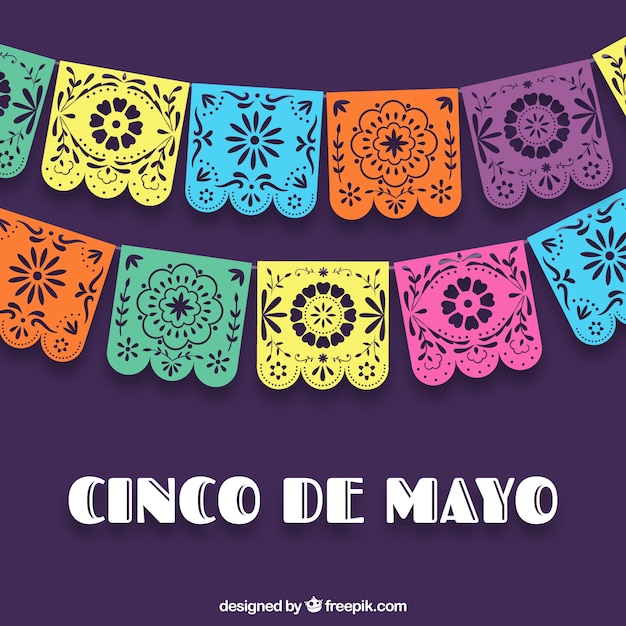 Vector colorful cinco de mayo background