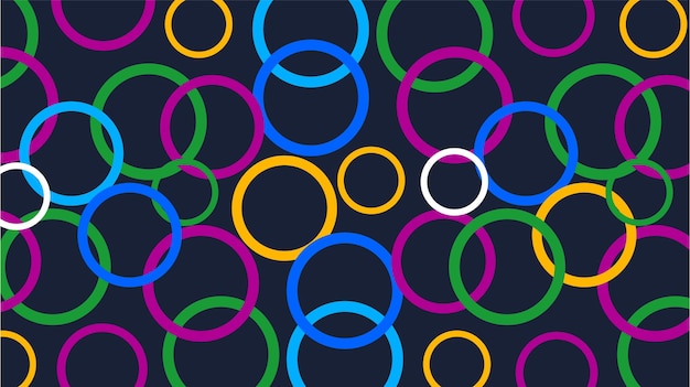 colorful circle background design