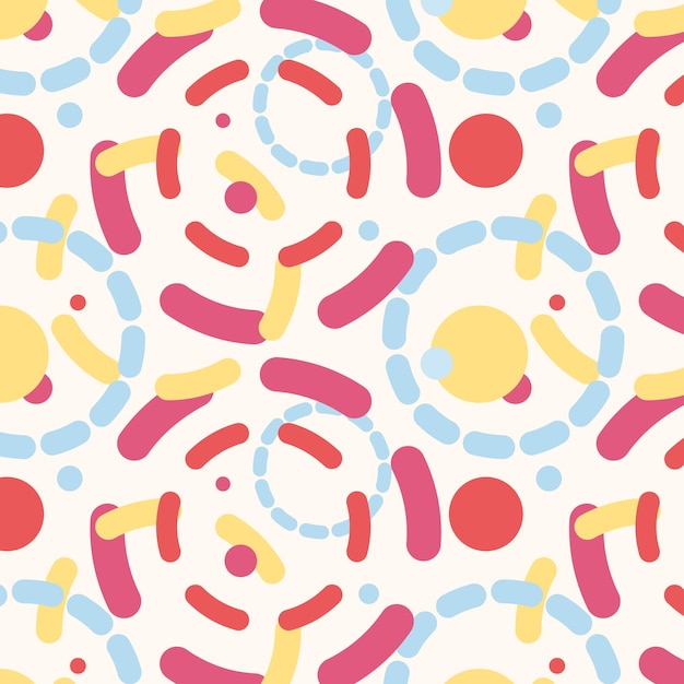 Colorful Circles Abstract background Pattern