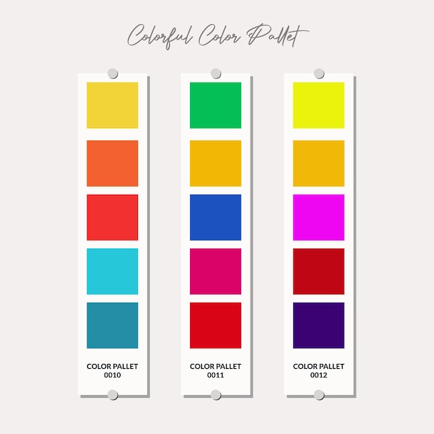 colorful color palette