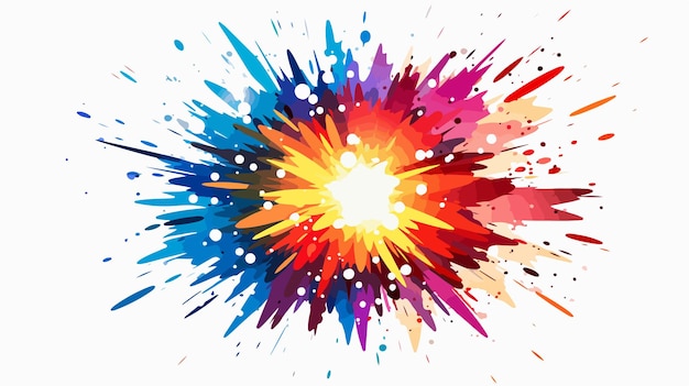 Vector colorful comic boom explosion icon pop art concept