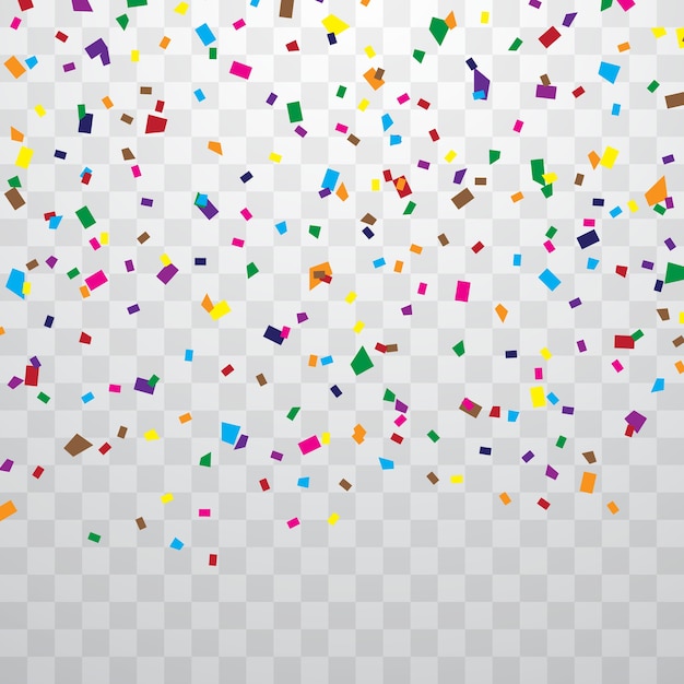 colorful confetti