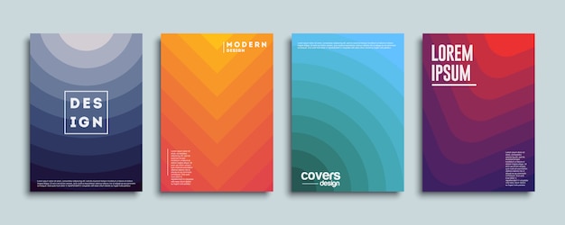 Colorful covers design