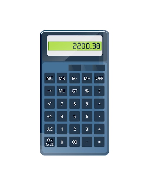 Colorful engineering calculator for mathematical calculations Accessory for work school