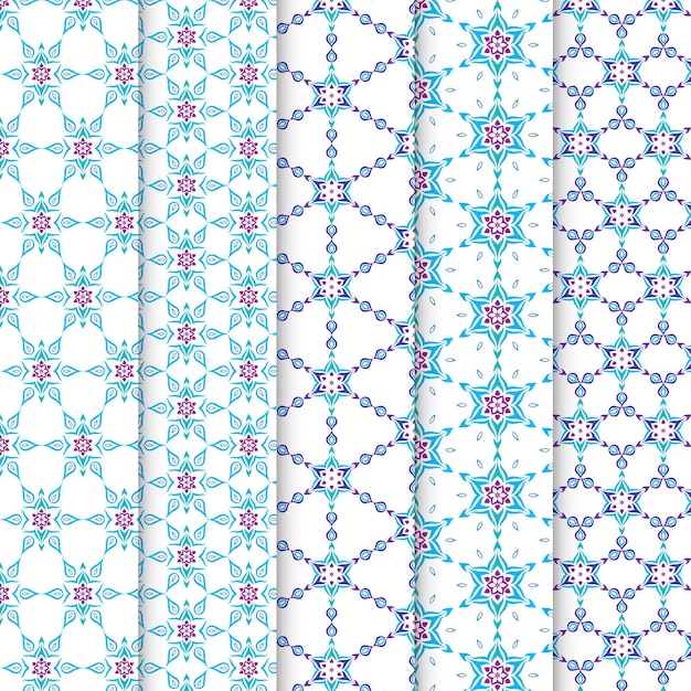 Colorful ethnic seamless pattern