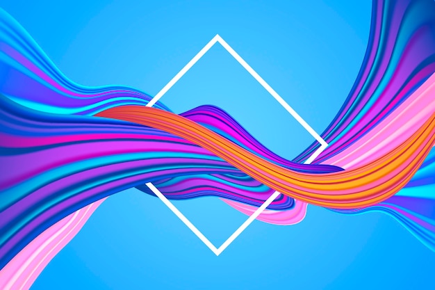 Colorful flow background