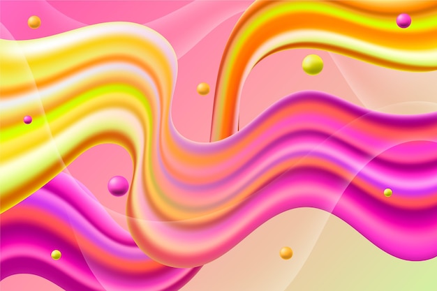 Colorful flow background