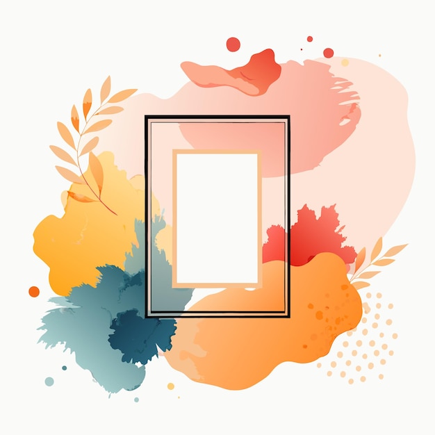 colorful frame background