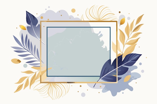 Vector colorful frame background