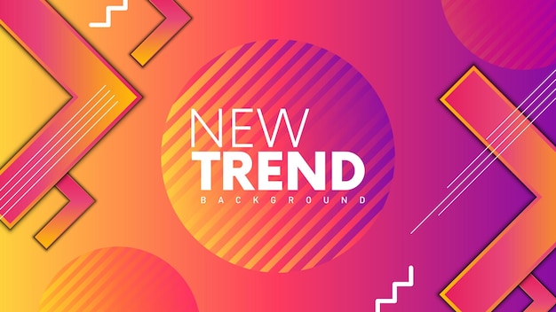 Colorful geometric background New Trend Modern Abstract Template Design Corporate Presentation