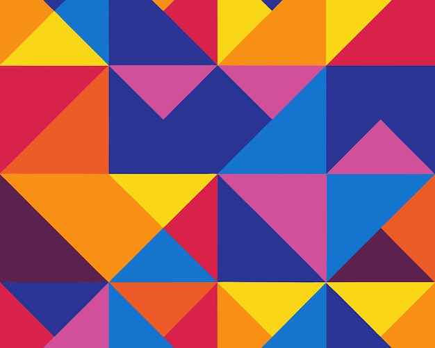 Colorful Geometric Background Vibrant Abstract Patterns for Modern Design Projects