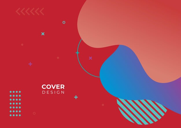 Colorful geometric cover design