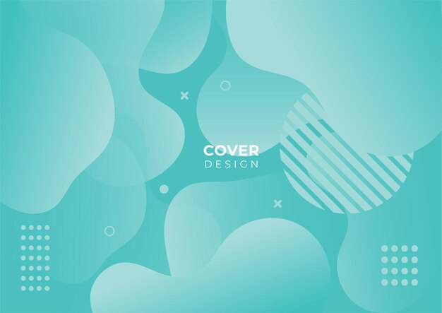 Colorful geometric cover design