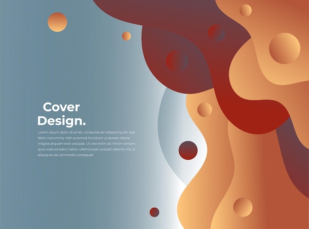 Colorful geometric cover design