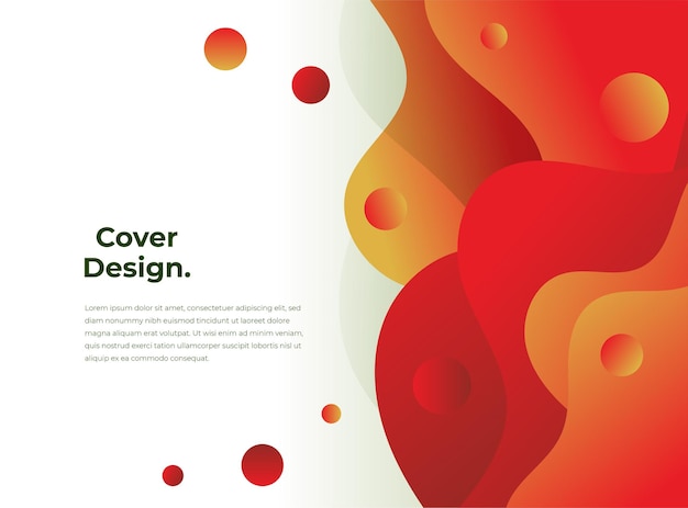 Colorful geometric cover design