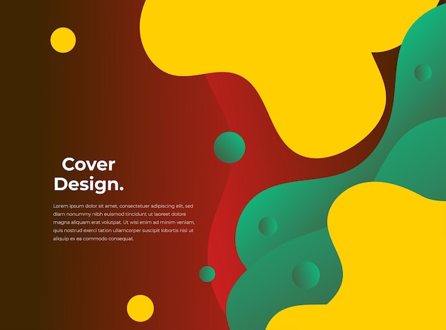 Colorful geometric cover design