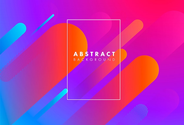 Colorful geometric  Dynamic shapes composition.Trendy . Lines.  .