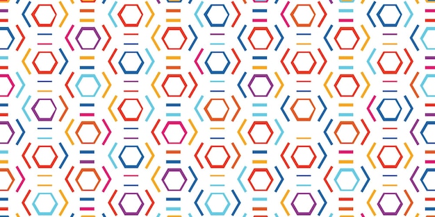 Colorful geometric shapes pattern background