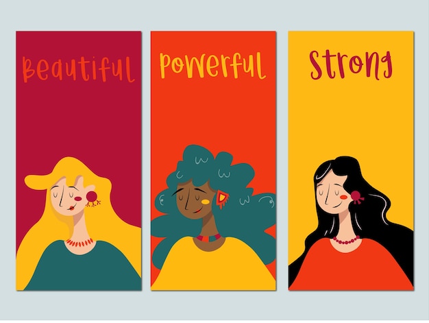 Colorful Girl Beautiful Powerful Strong Banner