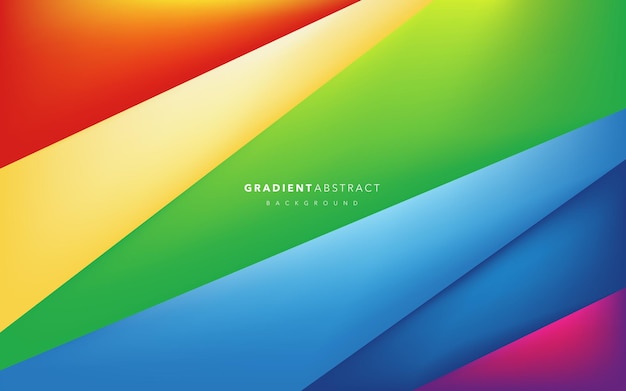 colorful gradient abstract background design